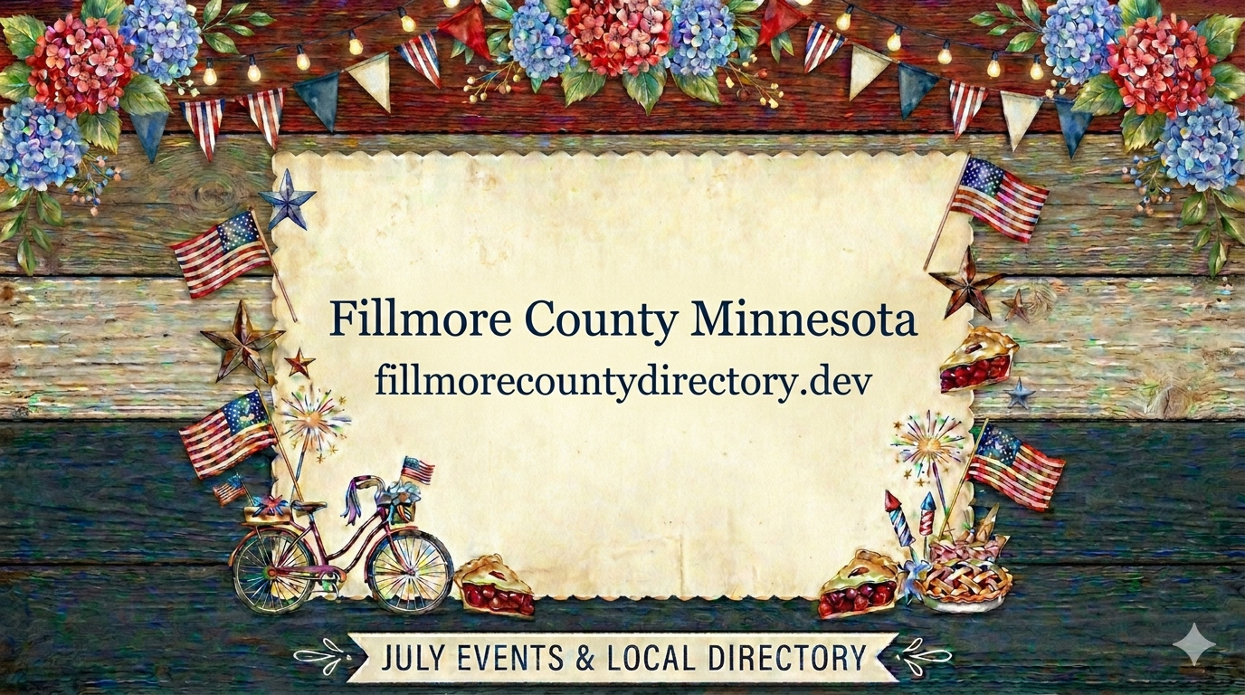 You are currently viewing Events and Things to do in Fillmore County Minnesota July 2026