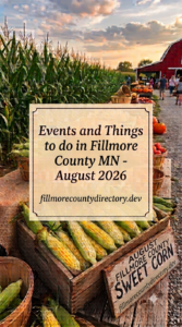 Events and Things to do in Fillmore County Minnesota August 2026